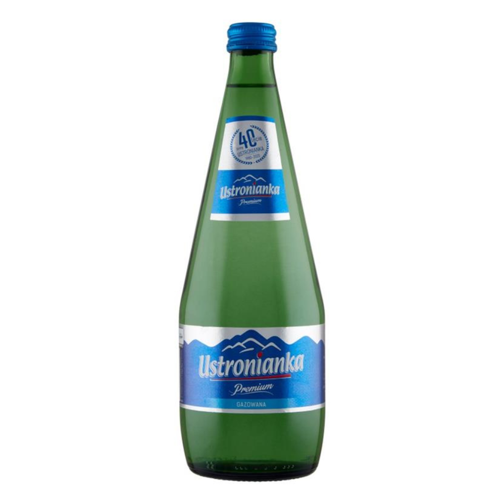 Woda Ustronianka Szkło gazowana 700 ml