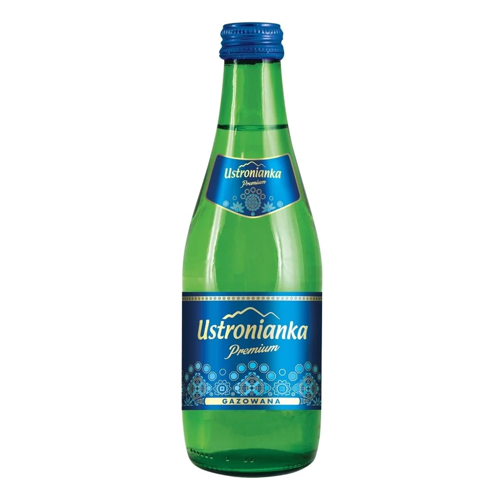 Woda Ustronianka gazowana 330 ml