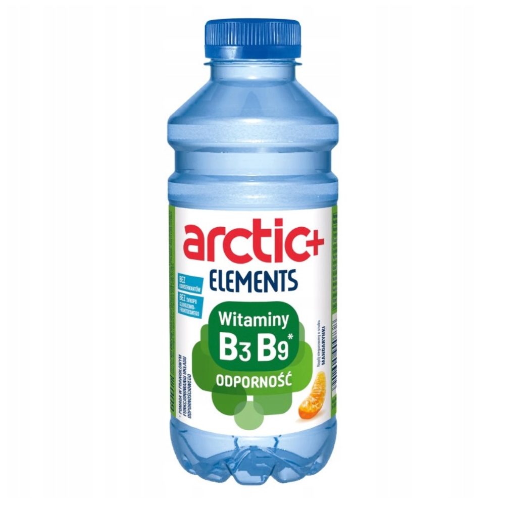 Woda Arctic+ Elements Mandarynka-Vit.B niegazowana 600 ml