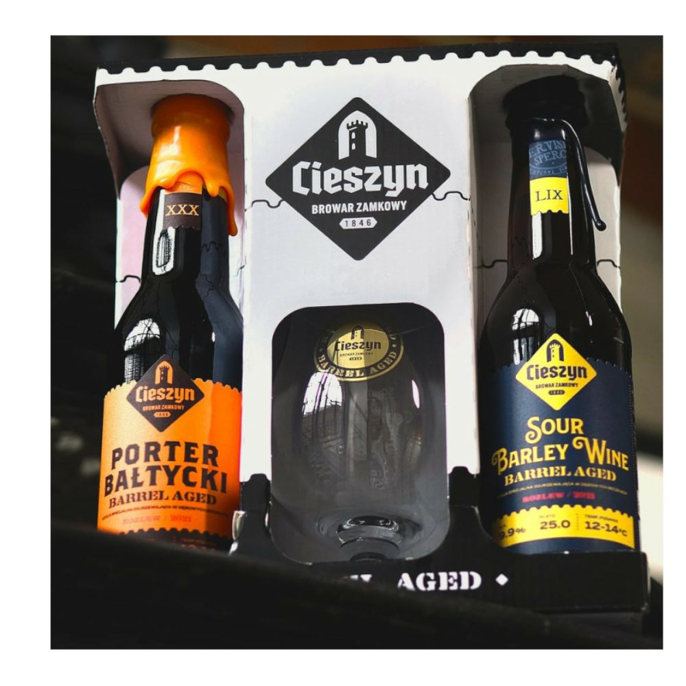 Piwo Cieszynskie Porter Bałtycki+Sour Barley Wine+Pokal  330 ml