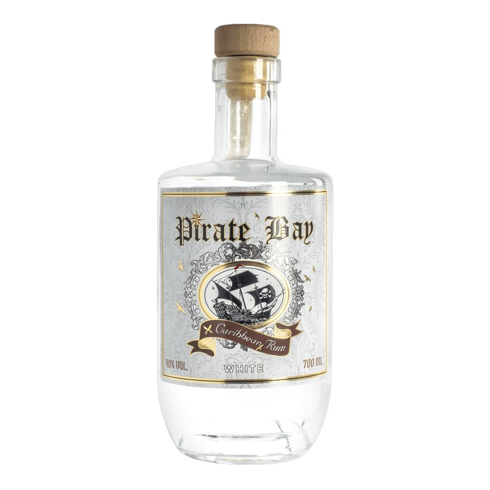 Rum Pirate Bay Caribbean White 40% 700 ml