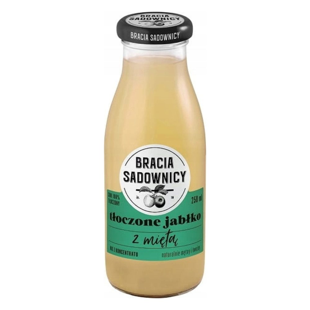 Sok Bracia Sadownicy Tłoczone Jabłko z Miętą 750 ml