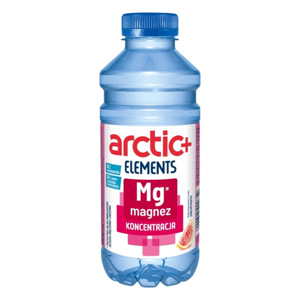 Woda Hoop Arctic+ Elements Grejpfrut-Magnez niegazowana 600 ml