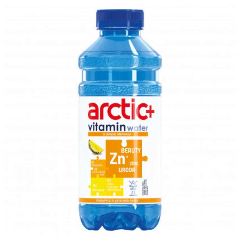 Woda Hoop Arctic+ Elements Ananas-Cynk niegazowana 600 ml