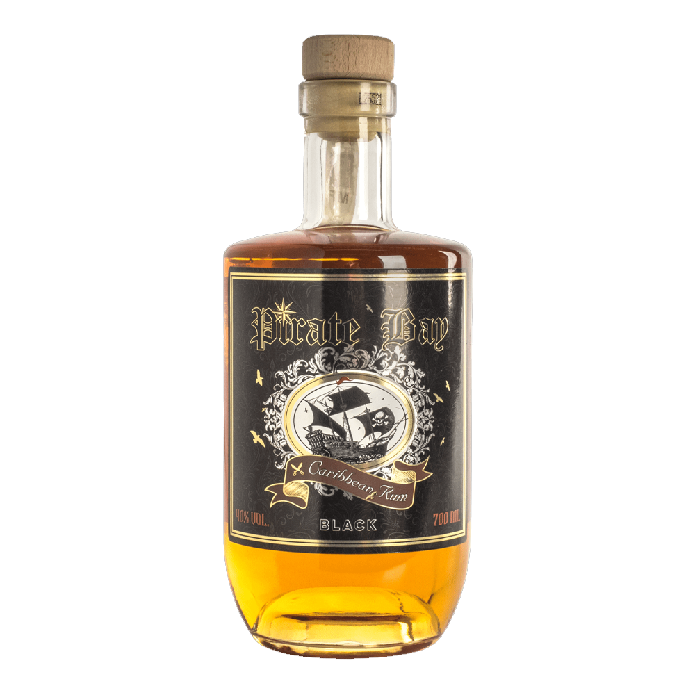 Rum Pirate Bay Caribbean Black 40% 700 ml