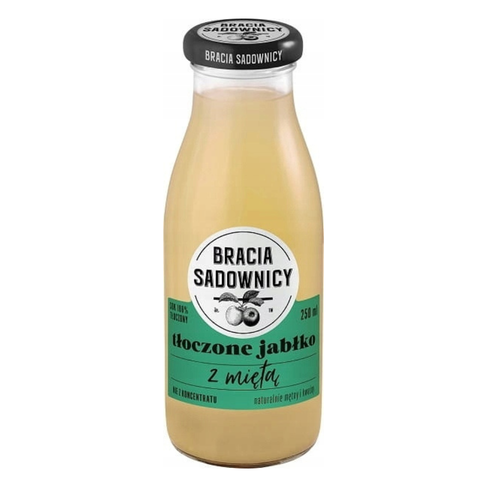 Sok Bracia Sadownicy Tłoczone Jabłko z Miętą 750 ml