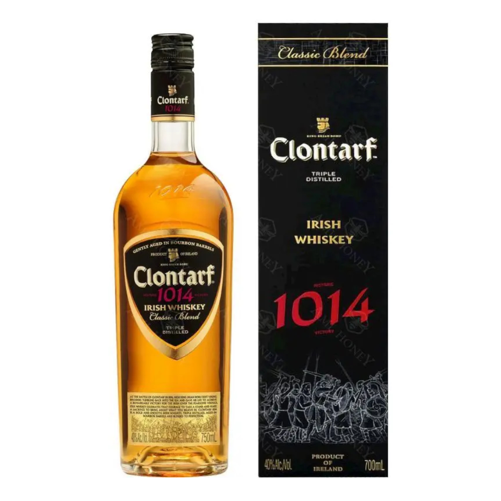 Whisky Clontarf 1014 Black Label Irish Blend 40% 700 ml kartonik