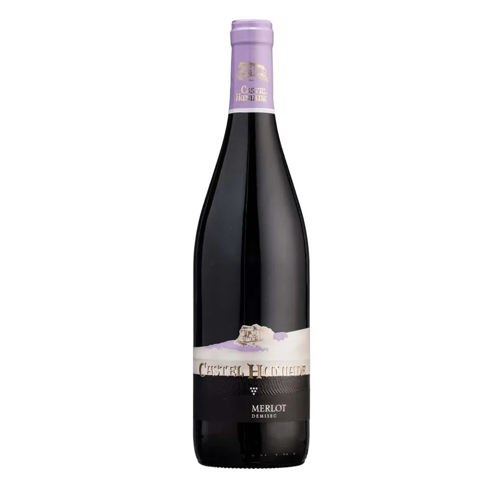 Wino Monolit Castle Huniade Merlot 14% czerwone półwytrawne 750 ml