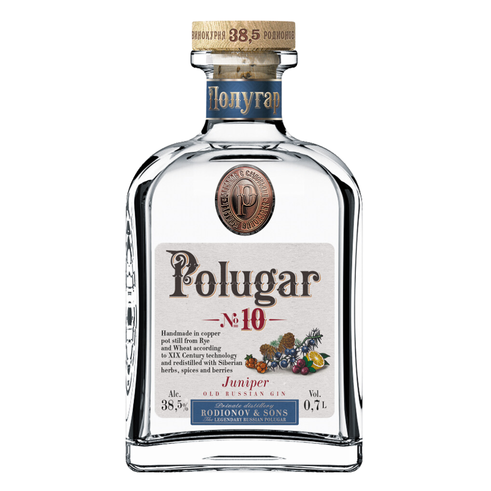 Wódka Polugar Nr.10 Jałowiec 38,5% 700 ml