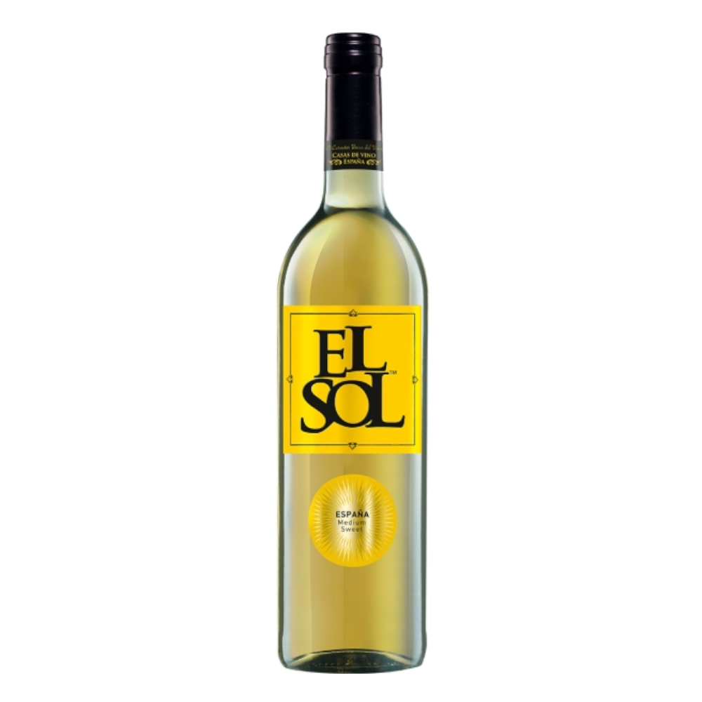 Wino El Sol Espana 10%  białe półsłodkie 750 ml