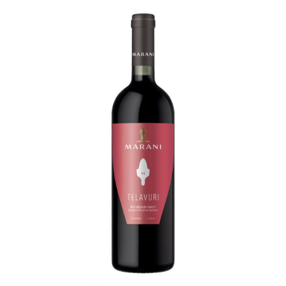 Wino Marani Telavuri 11,5% czerwone półsłodkie 750 ml