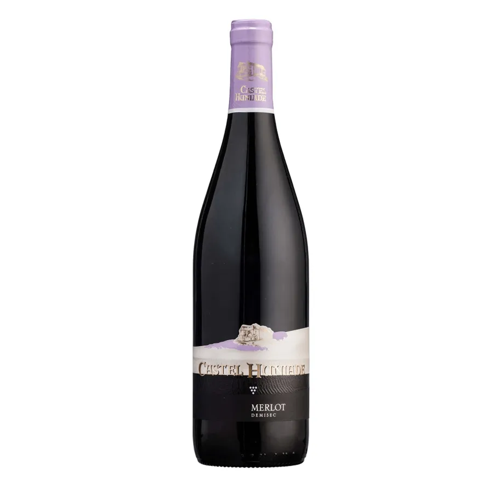 Wino Monolit Castle Huniade Merlot 14% czerwone półwytrawne 750 ml