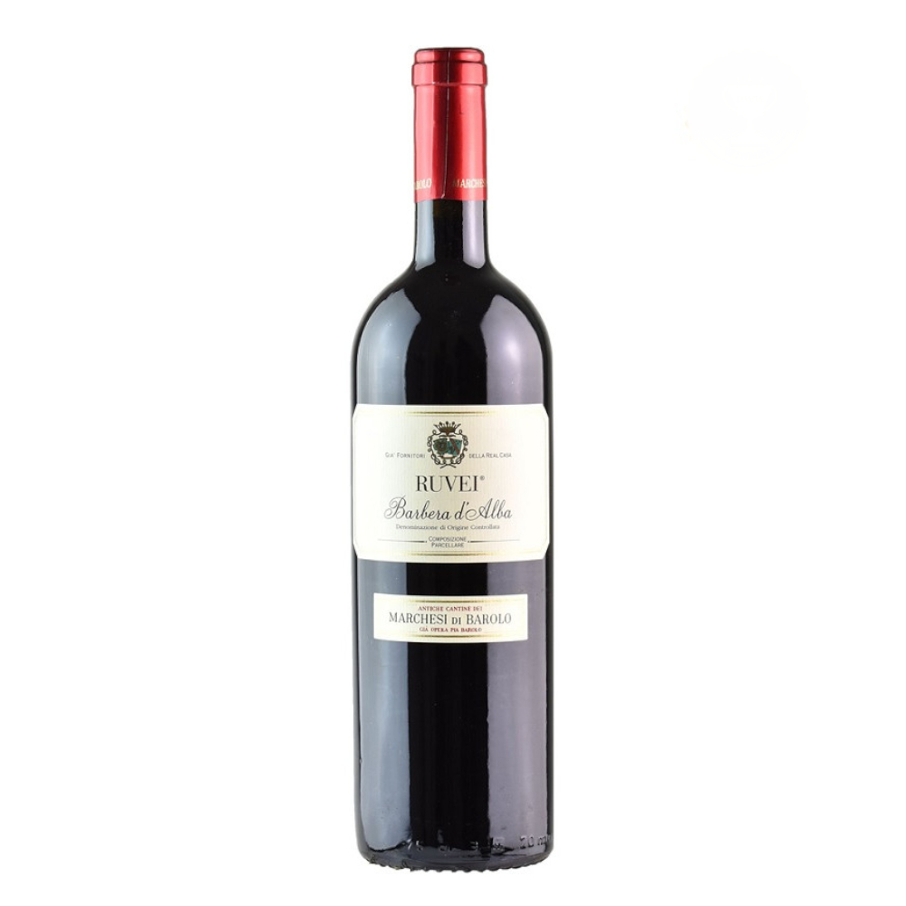 Wino Barbera DAlba Ruvei Marchesi Di Barolo wytrawne czerwone 13 % 750 ml