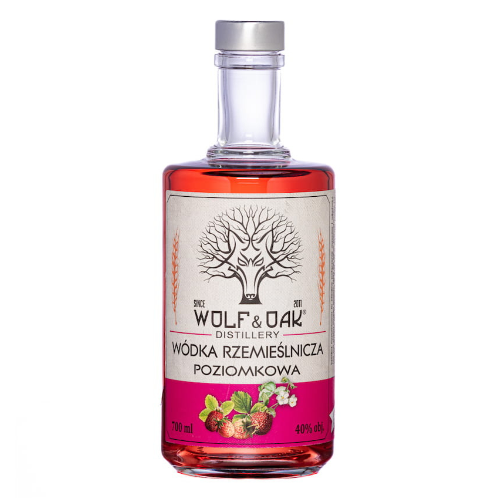 Wódka Wolf Oak Poziomkowa 40% 700 ml