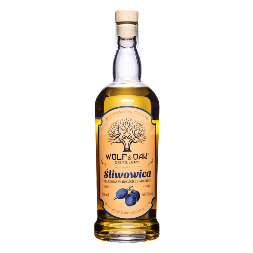 Wódka Wolf Oak Śliwowica 40% 700 ml