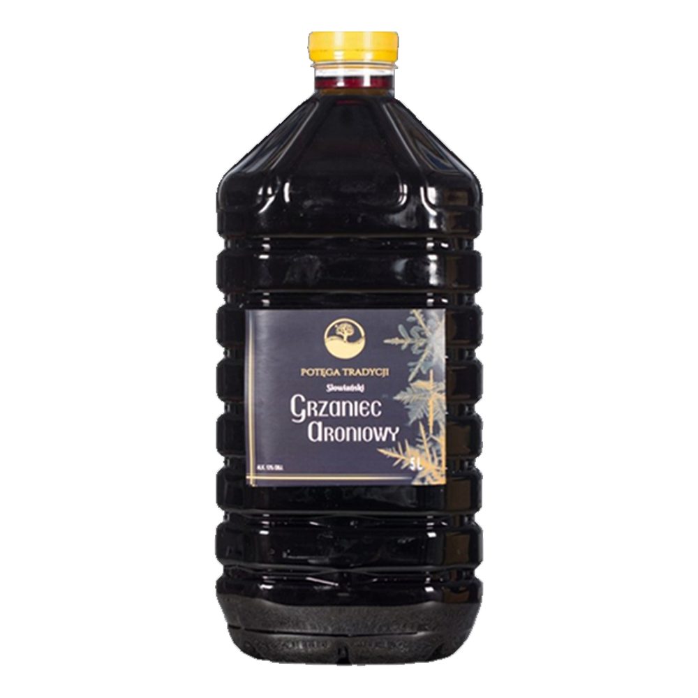Wino Słowiański Grzaniec Aroniowy 13% czerwone słodkie 5000 ml