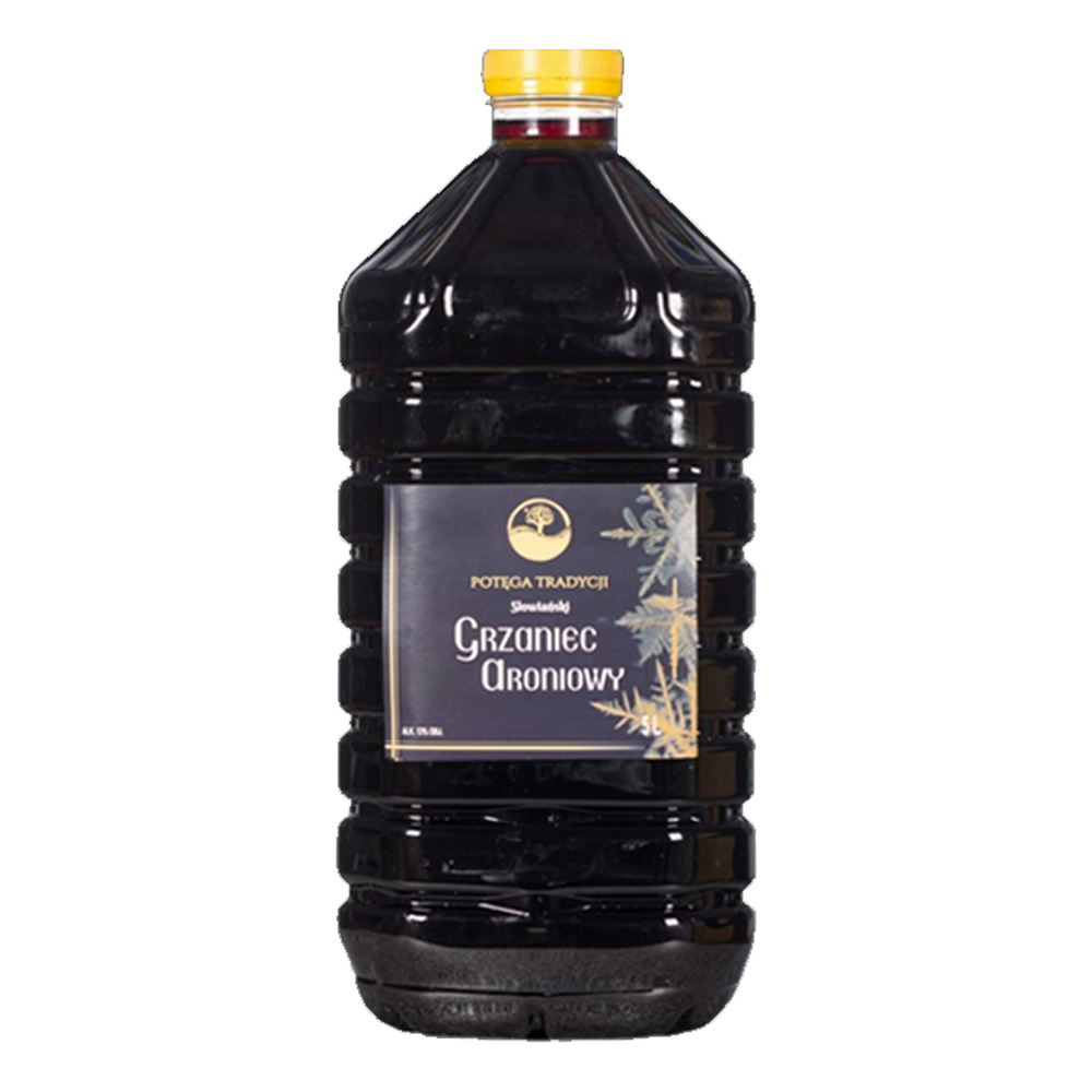 Wino Słowiański Grzaniec Aroniowy 13% czerwone słodkie 5000 ml