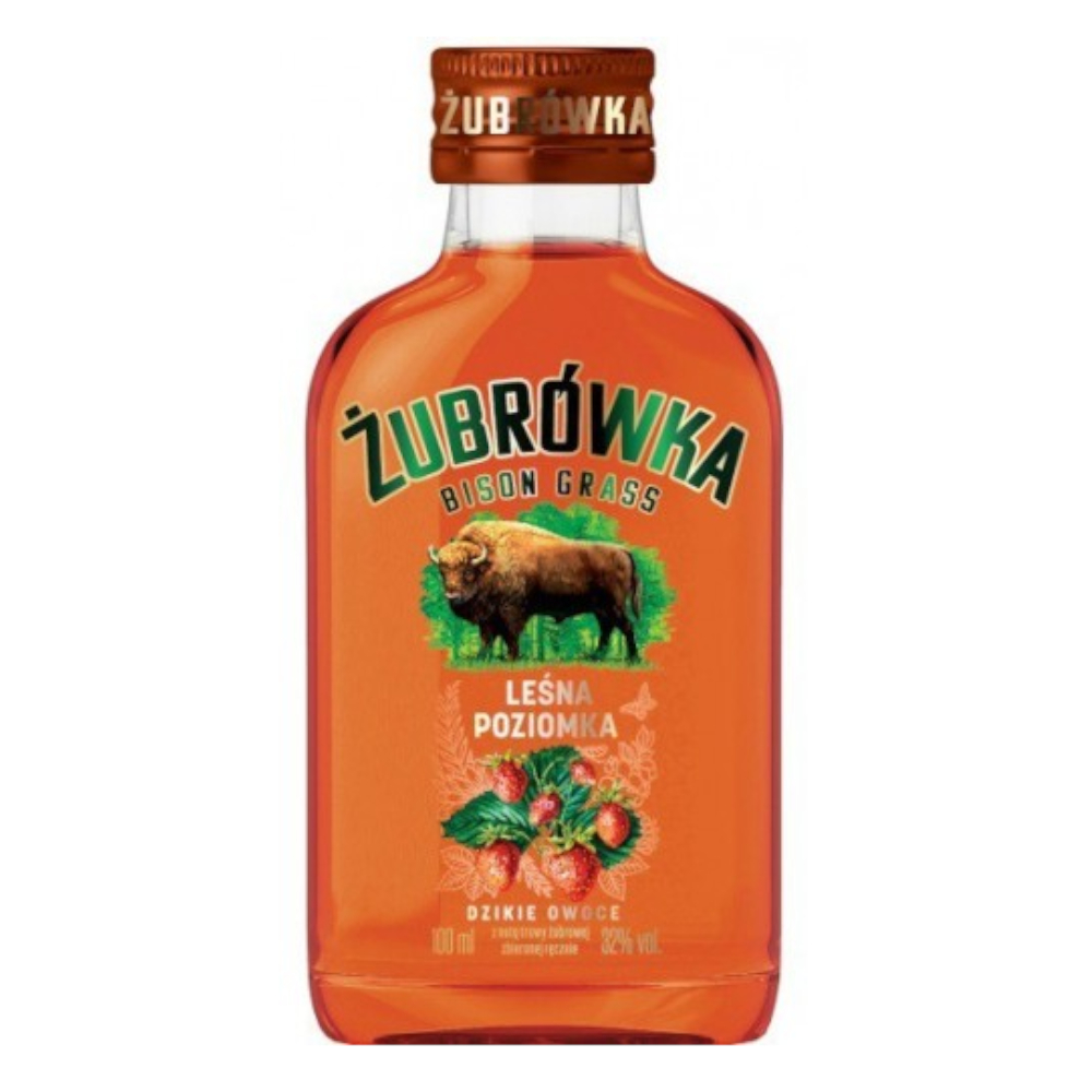 Wódka Żubrówka Leśna poziomka 32% 100 ml