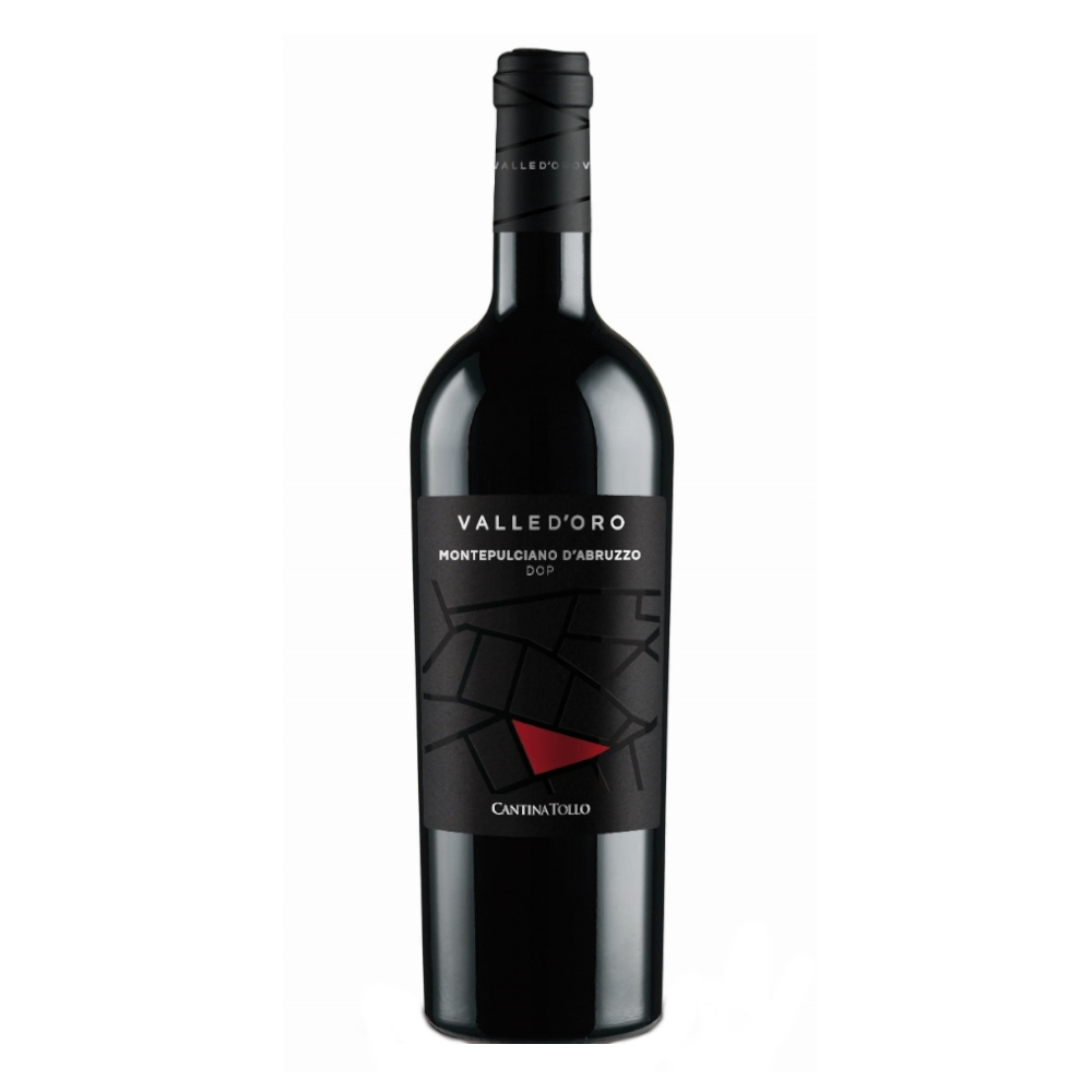 Wino Valle D'Oro Doc Montepulciano D'Abruzzo 13% czerwone wytrawne 750 ml