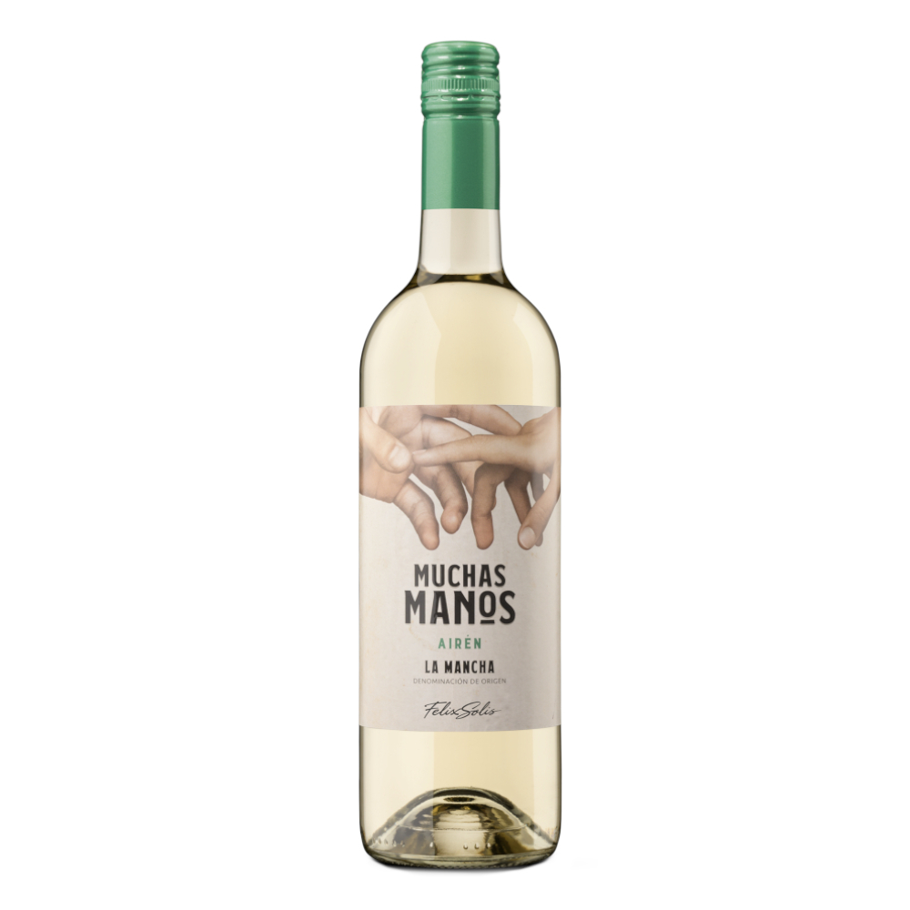 Wino Muchas Manos Airen 12% białe wytrawne 750 ml
