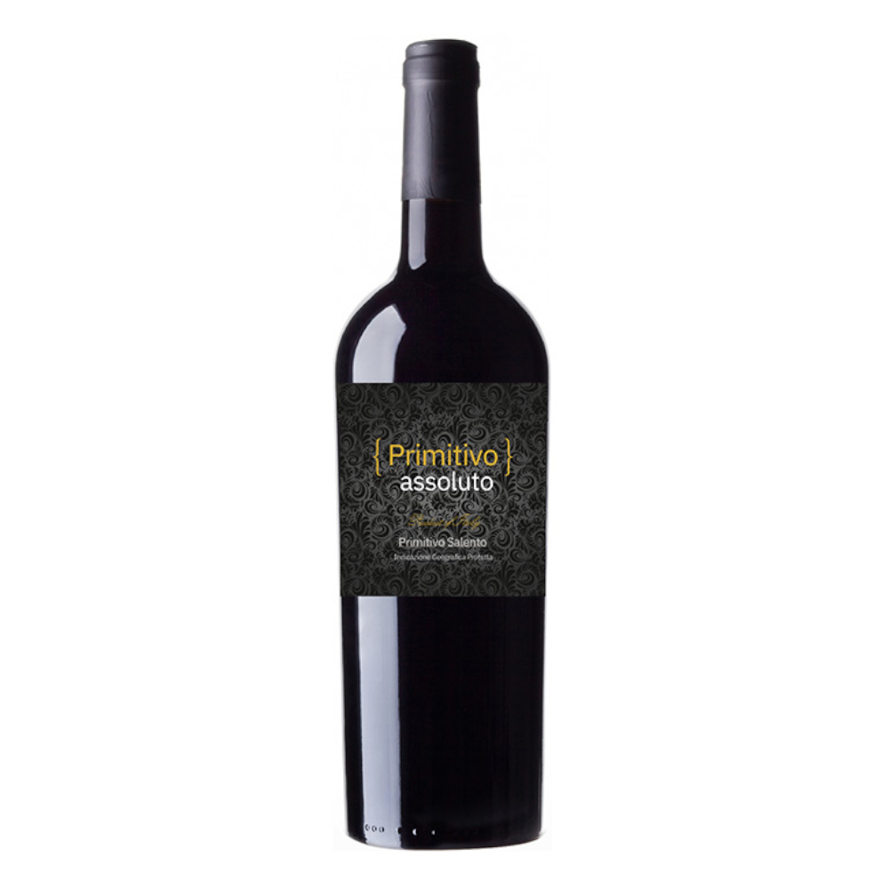 Wino Assoluto Primitivo 14% czerwone półwytrawne 750 ml