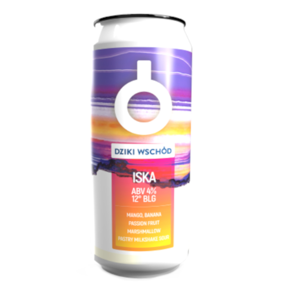 Piwo Dziki Wschód Iska 4% 500 ml Puszka