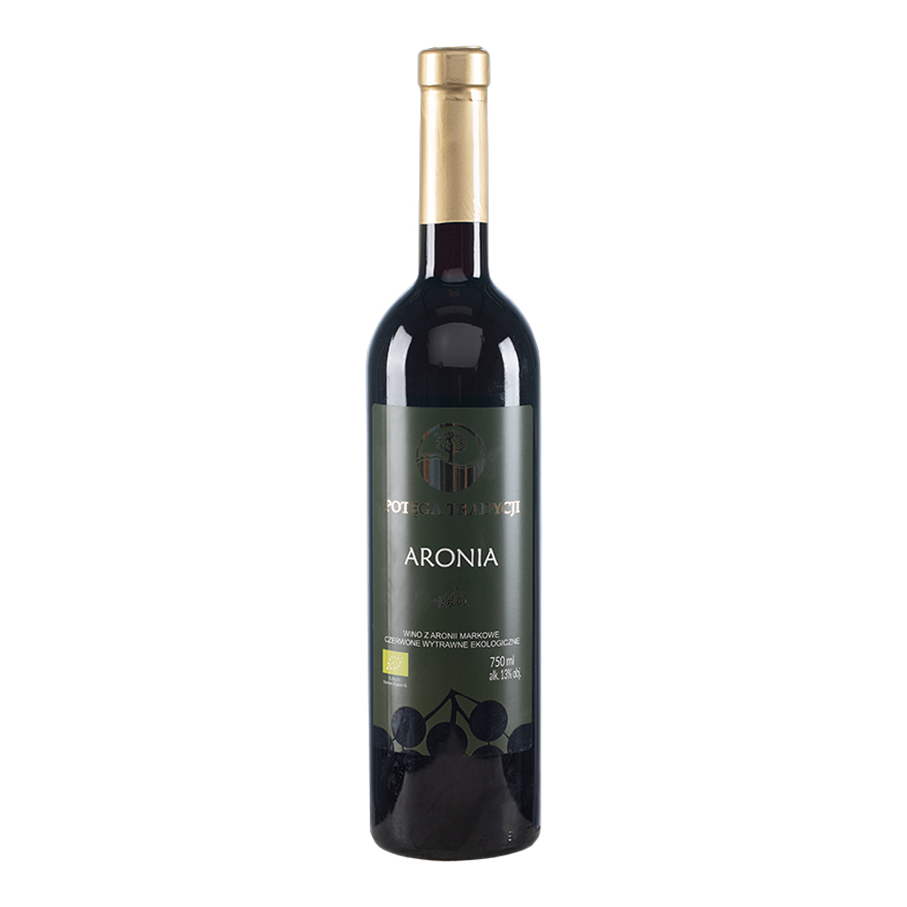 Wino Vin-Kon Aroniowe 13% czerwone wytrawne Eko 750 ml