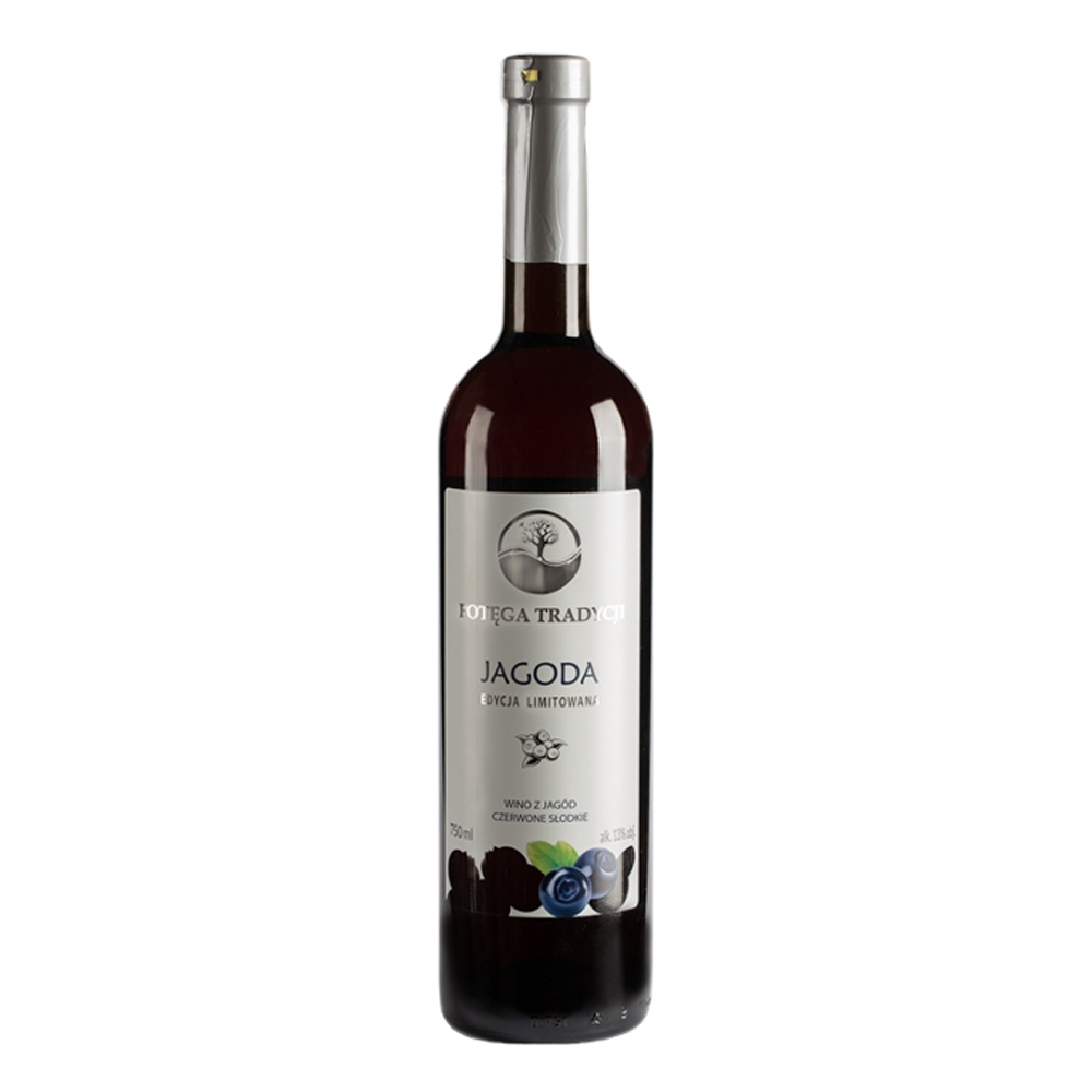 Wino Vin-Kon Jagoda 13% czerwone słodkie 750 ml kartonik