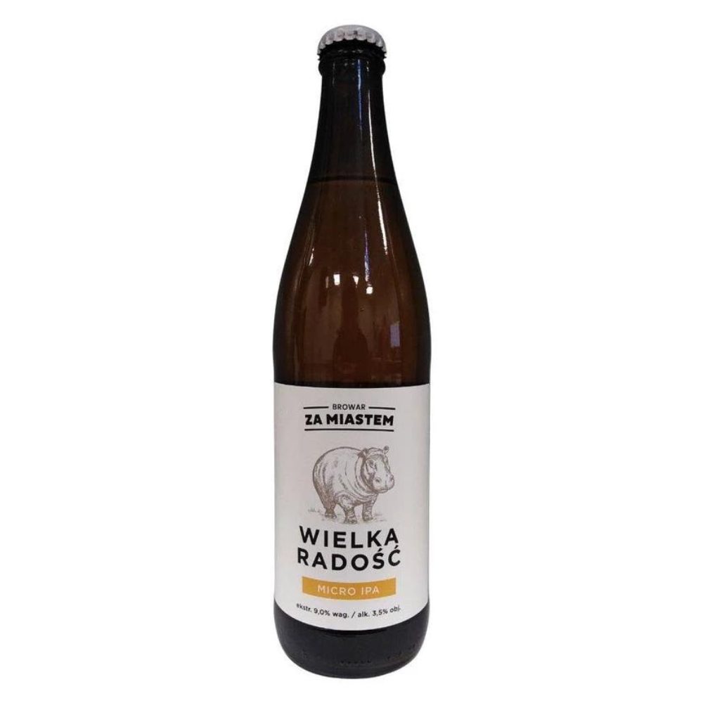 Piwo Browar Za Miastem Wielka Radość - Micro IPA 4,5% 500 ml