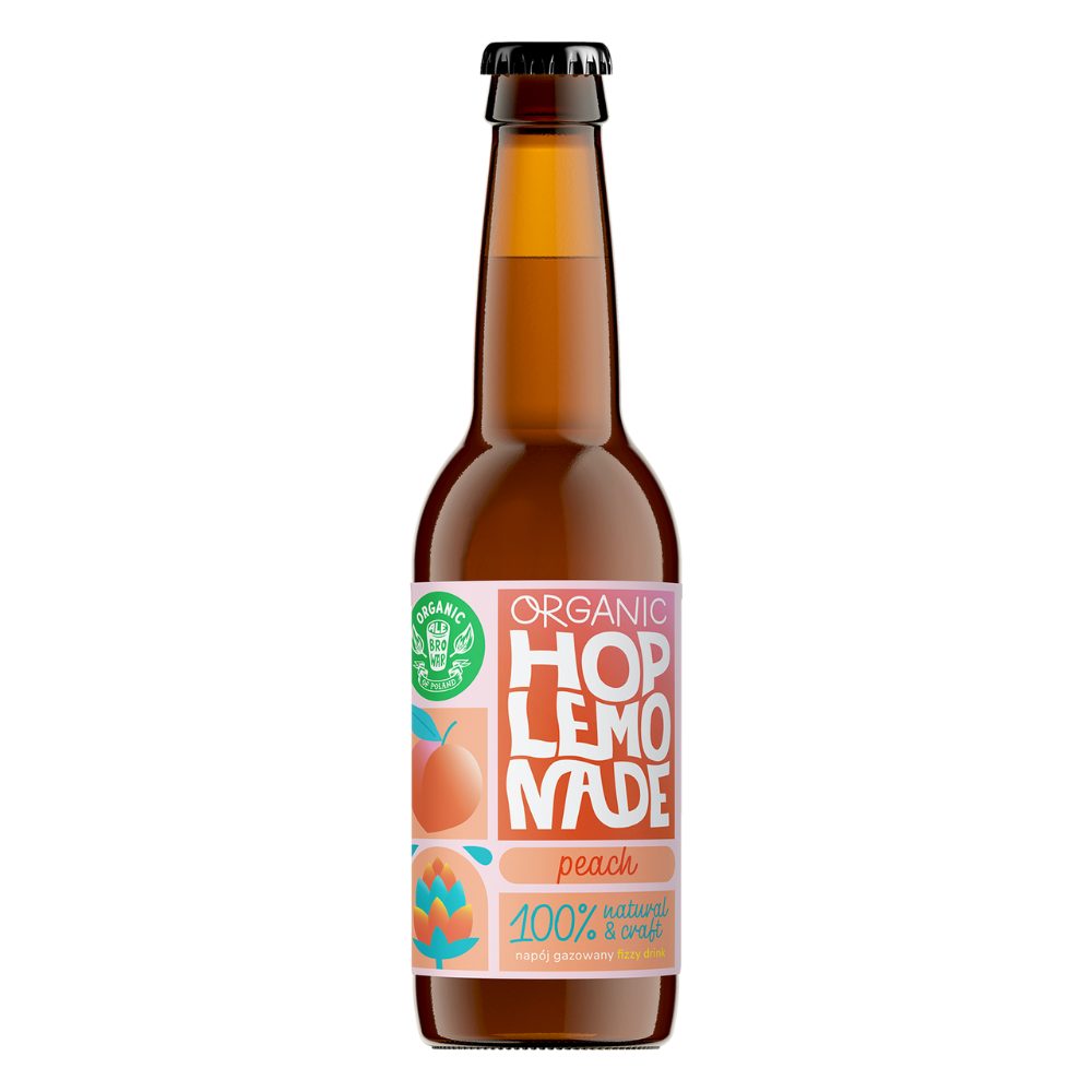 Napój Alebrowar Hop Lemonade Peach 5% 330 ml