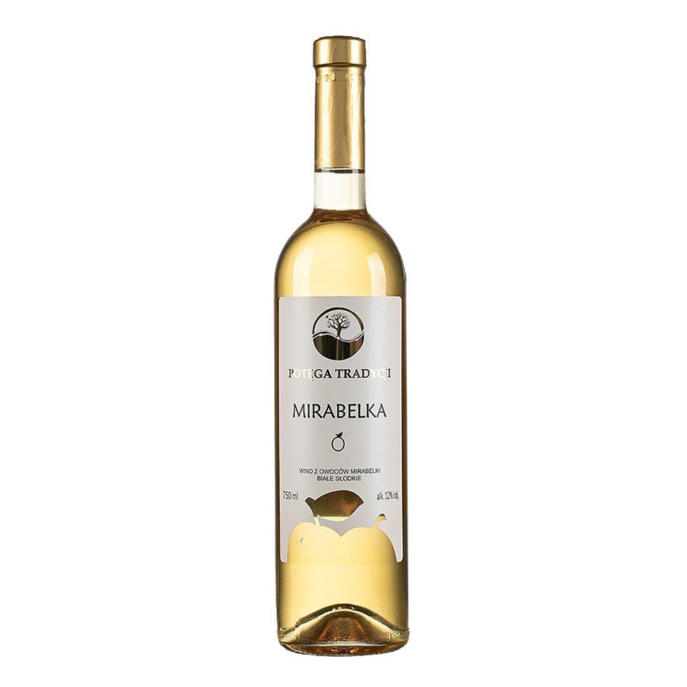 Wino Vin-Kon Mirabelka 12% białe słodkie 750 ml