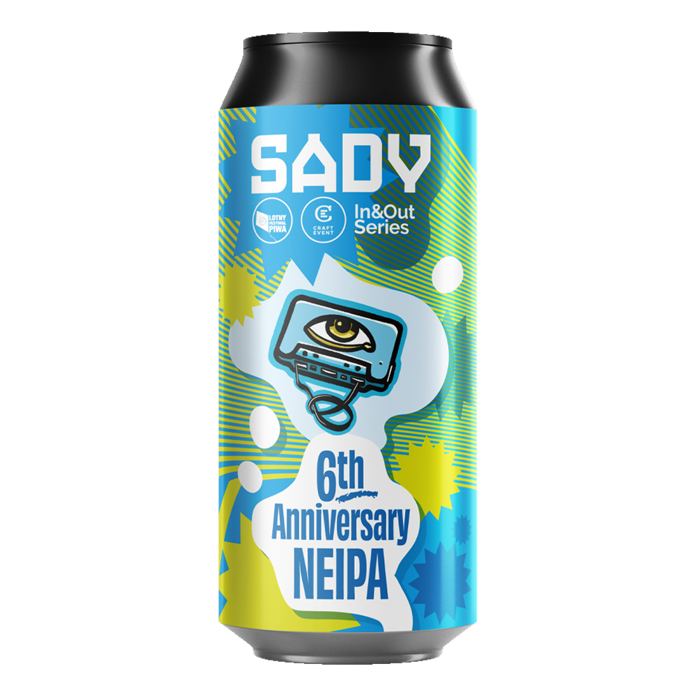 Piwo Sady In & Out 6th Anniversary NEIPA 6,5% 500 ml puszka