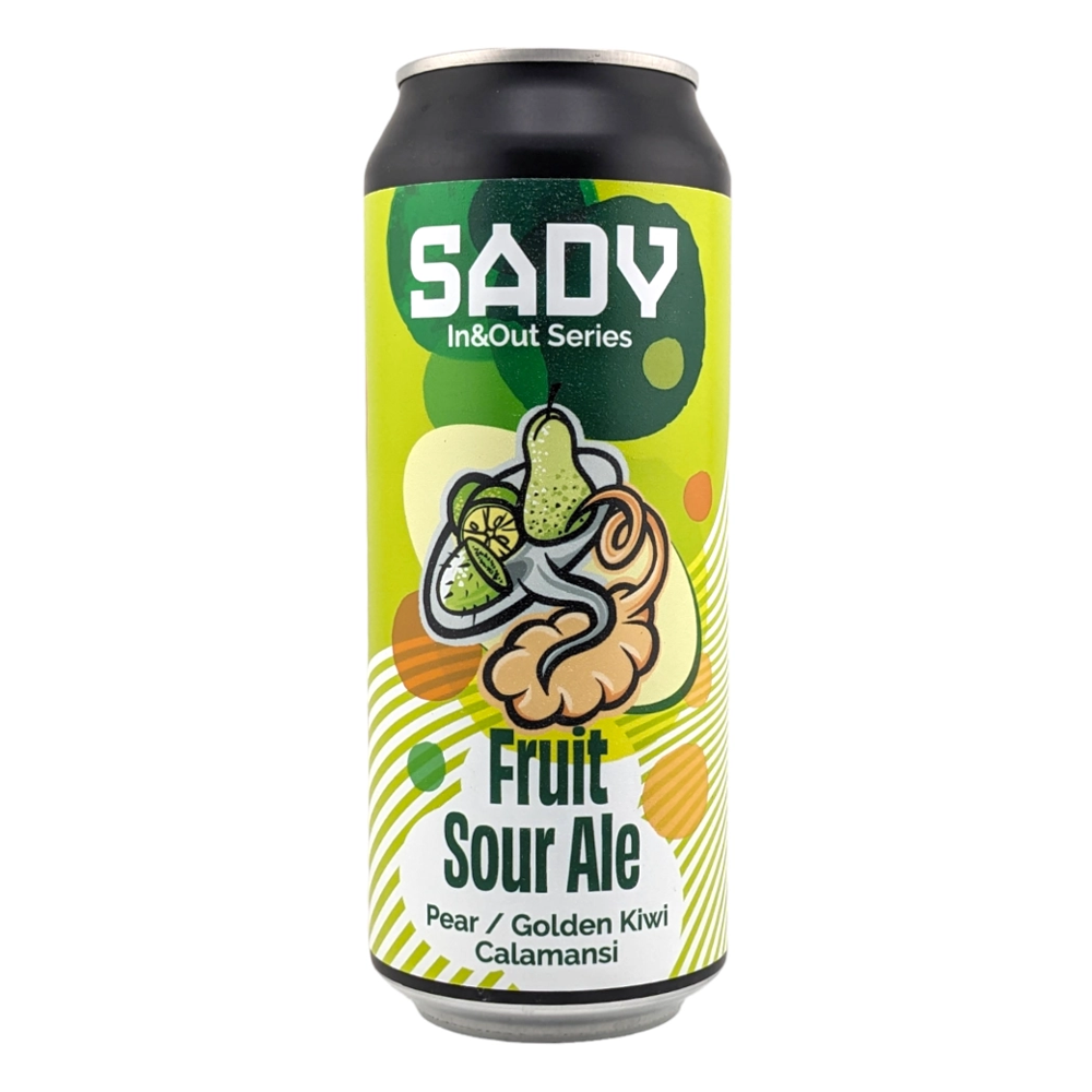 Piwo Sady In & Out Fruiy Sour Ale Pear, Golden Kiwi, Calamansi 5,6% 500 ml puszka