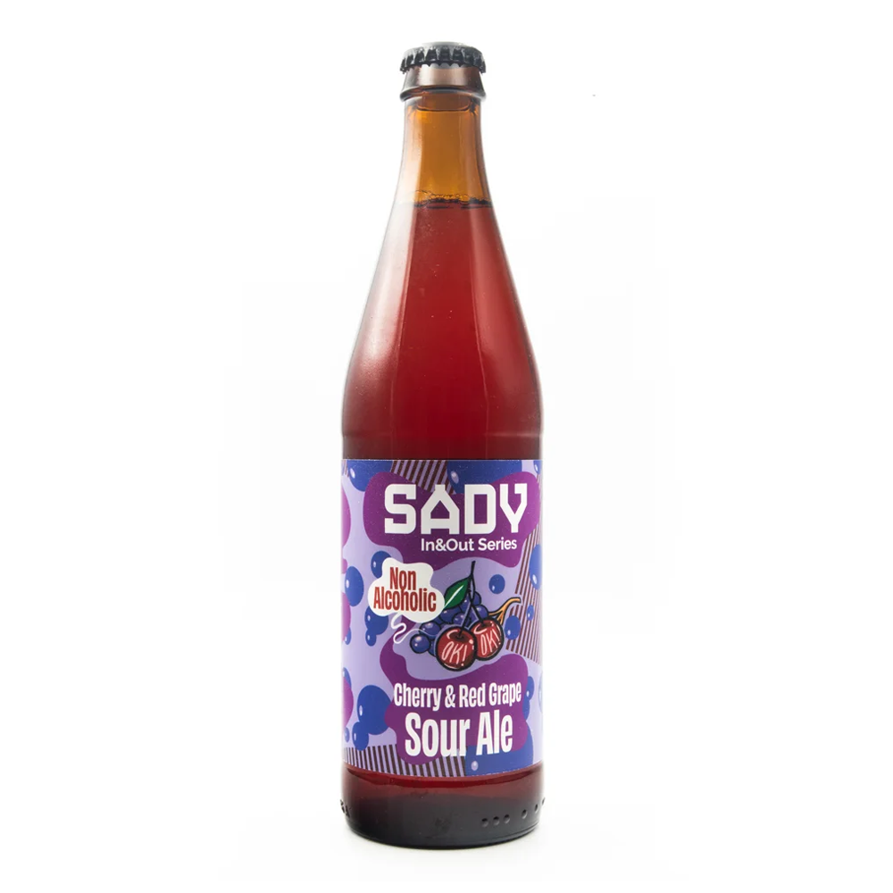 Piwo Sady In & Out Sour Ale Chery Red Grape Non Alcoholic 0% 500 ml