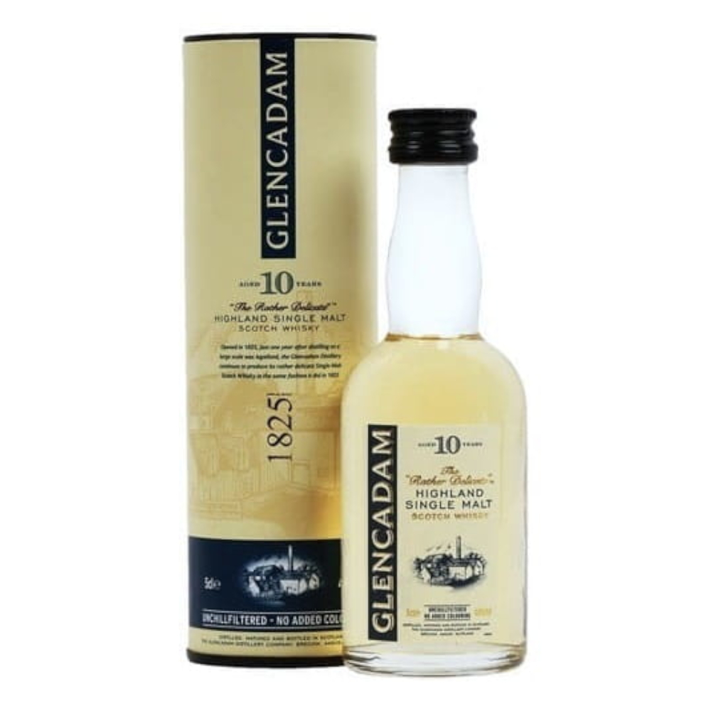 Whisky Glencadam 10 YO 46% 50 ml tuba