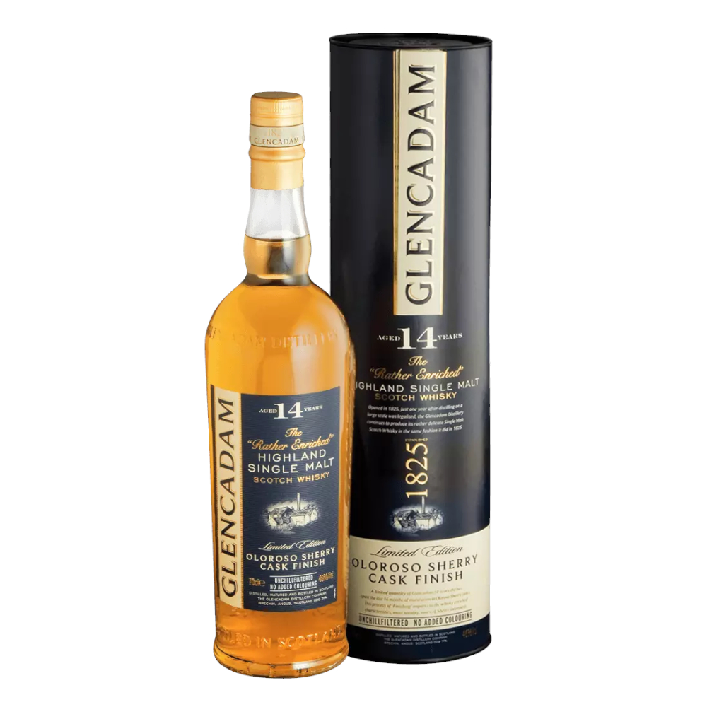 Whisky Glencadam 15 YO 46% 50 ml tuba