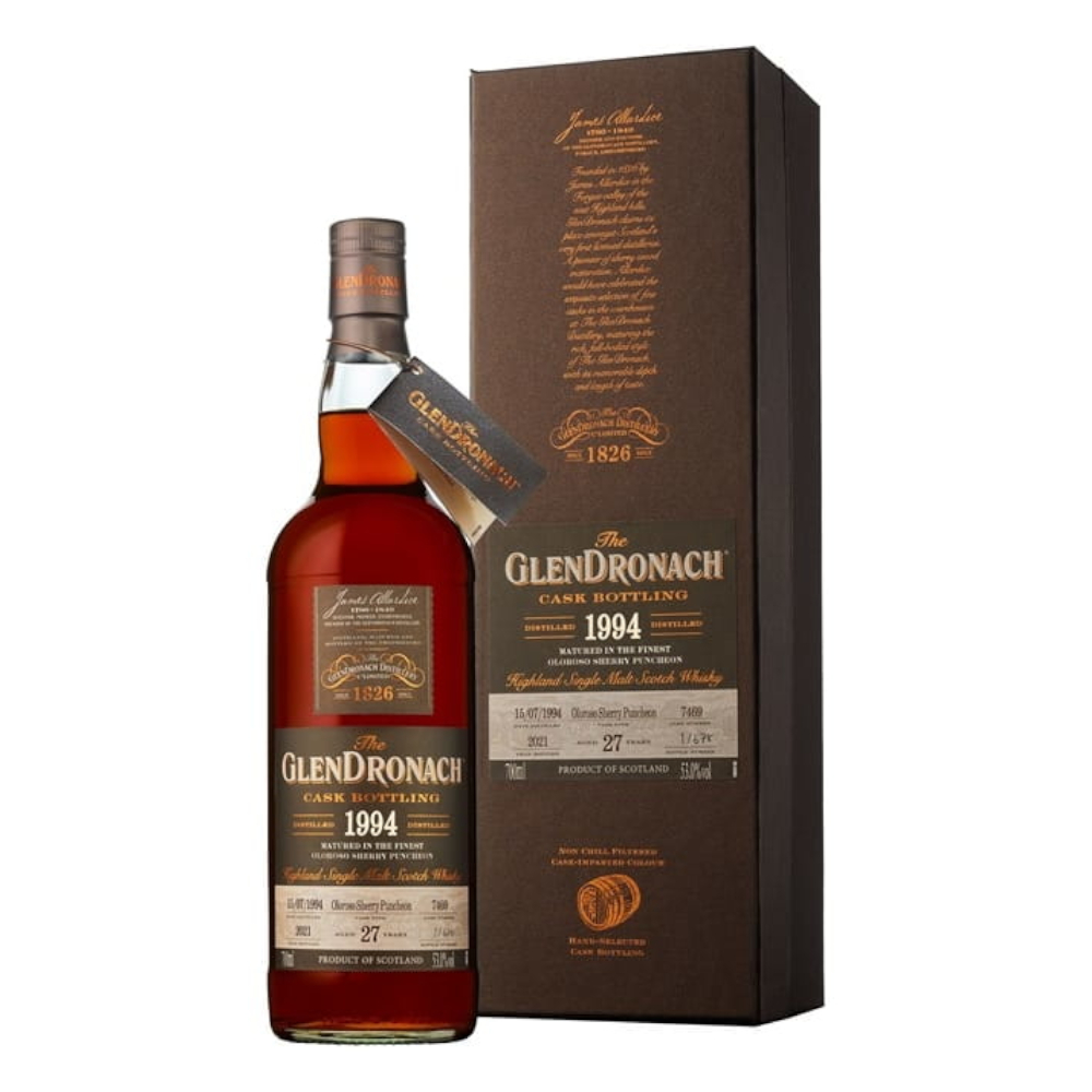 Whisky Glendronach 2007 Cask 6769 12 YO 60,9% 700 ml kartonik