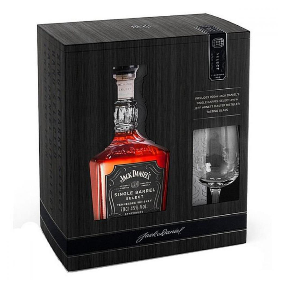 Jack Daniel's Single Barrel + kieliszek 45% 700 ml