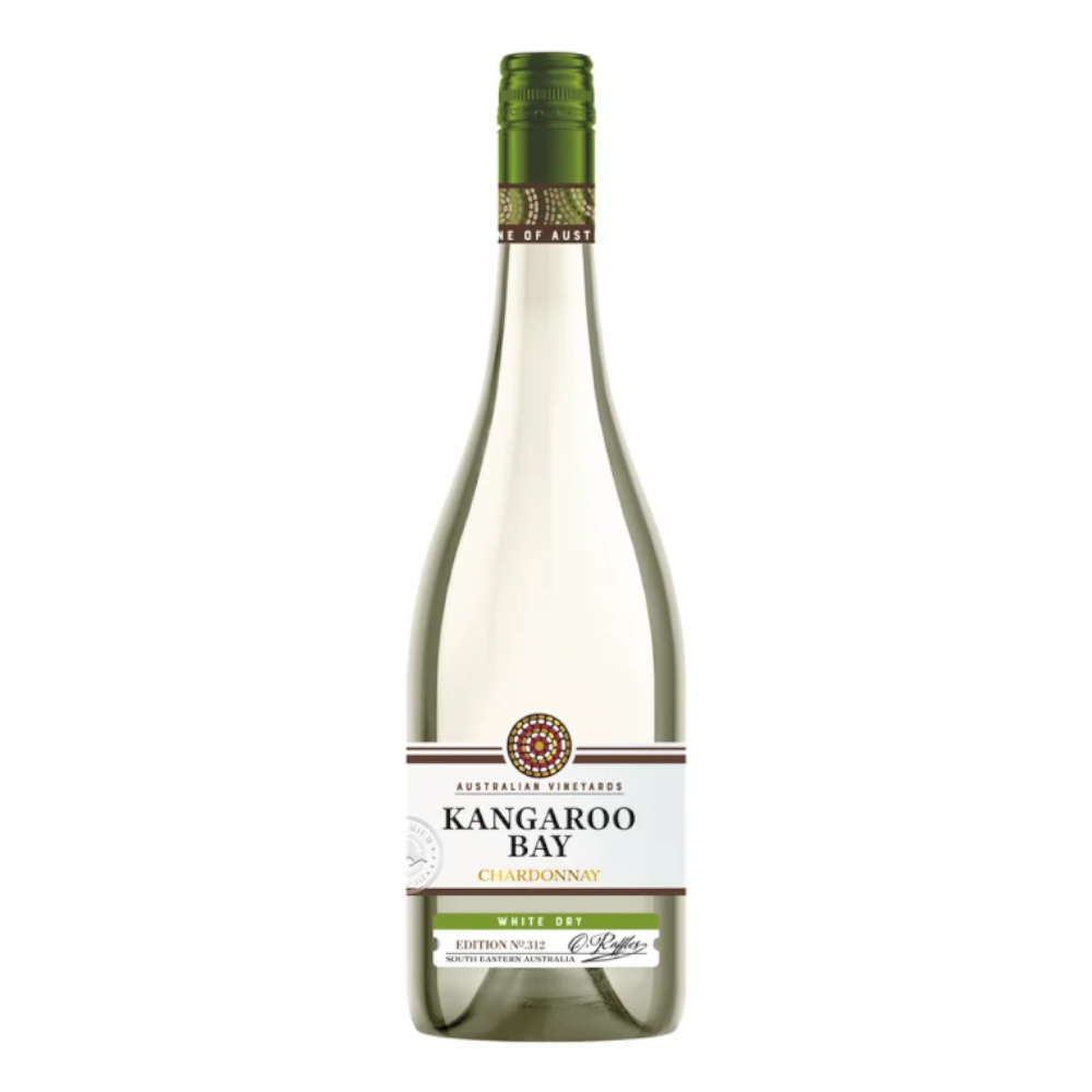 Wino Kangaroo Bay Chardonnay 12,5% białe wytrawne 750 ml