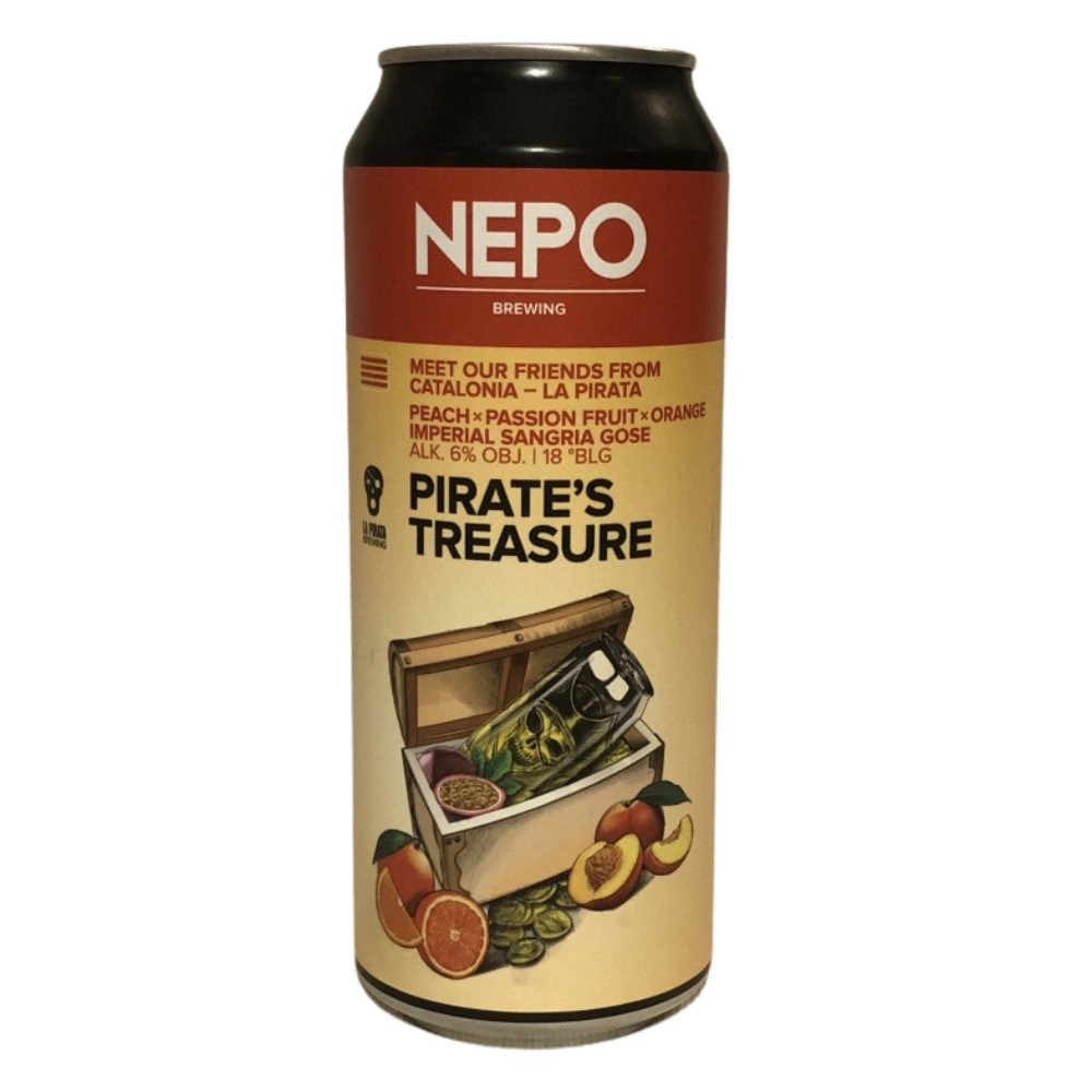 Piwo Nepomucen Pirates Treasure - Imperial Sangria Gose 6% 500 ml Puszka
