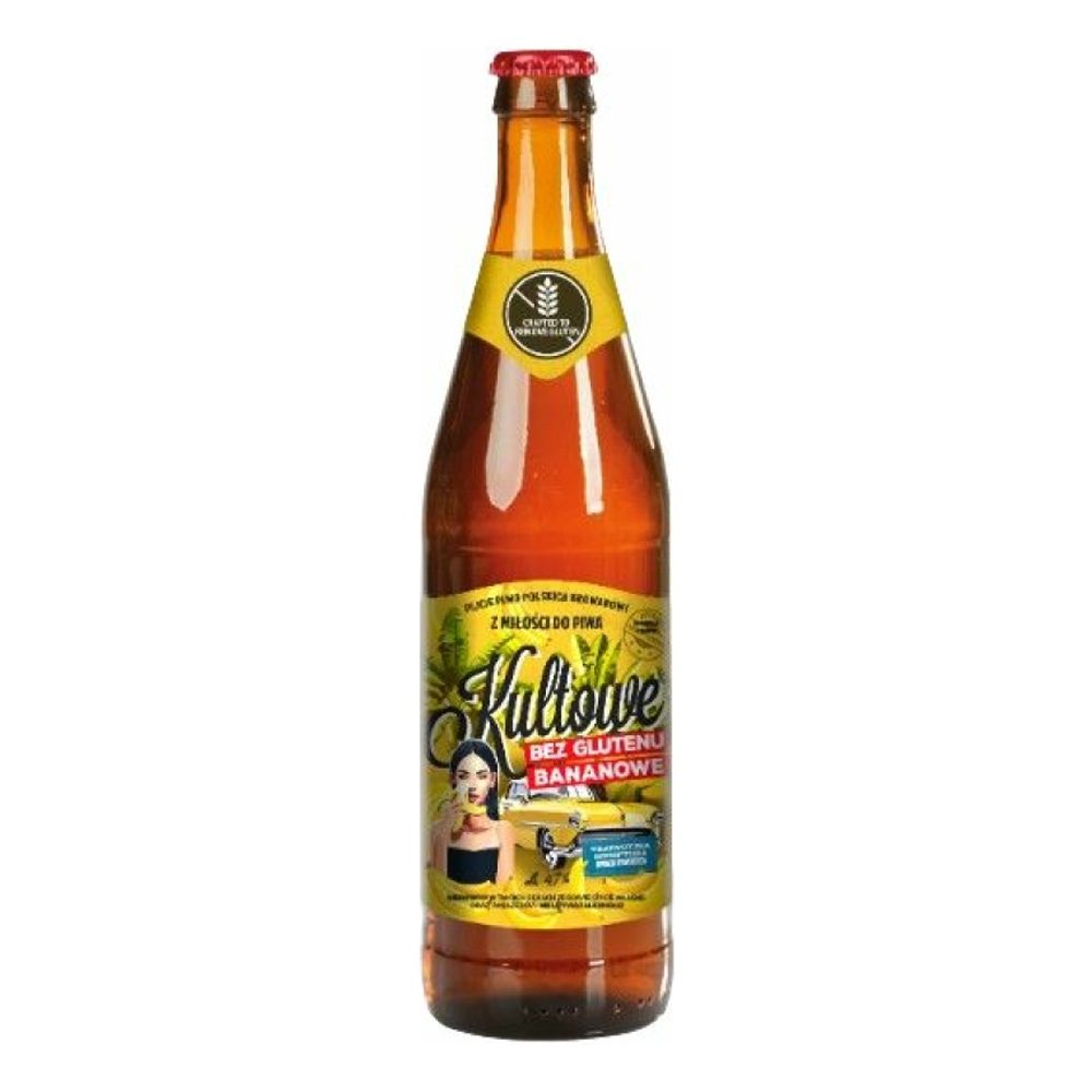Piwo Staropolski Kultowe Bez Glutenu Bananowe 4,7% 500 ml