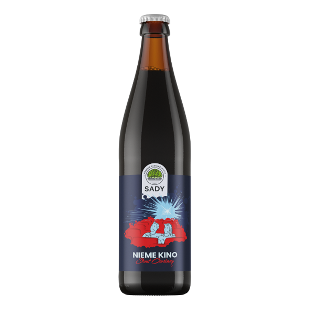 Piwo Sady Nieme Kino Stout Owsiany 5,5% 500 ml