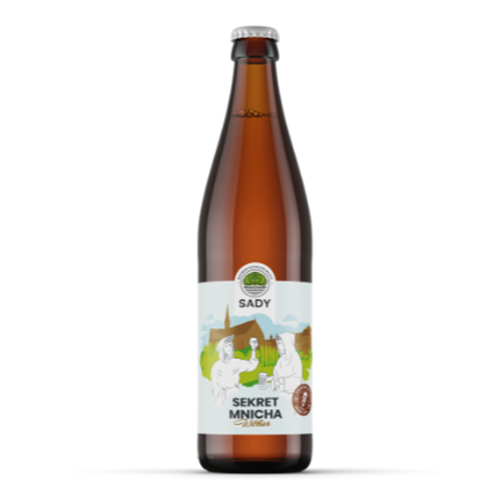 Piwo Sady Sekret Mnicha Witbier 4,3% 500 ml