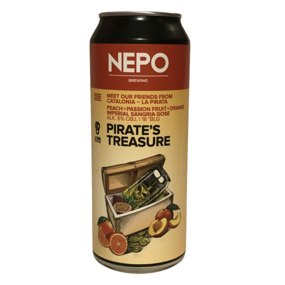 Piwo Nepomucen Pirates Treasure - Imperial Sangria Gose 6% 500 ml Puszka