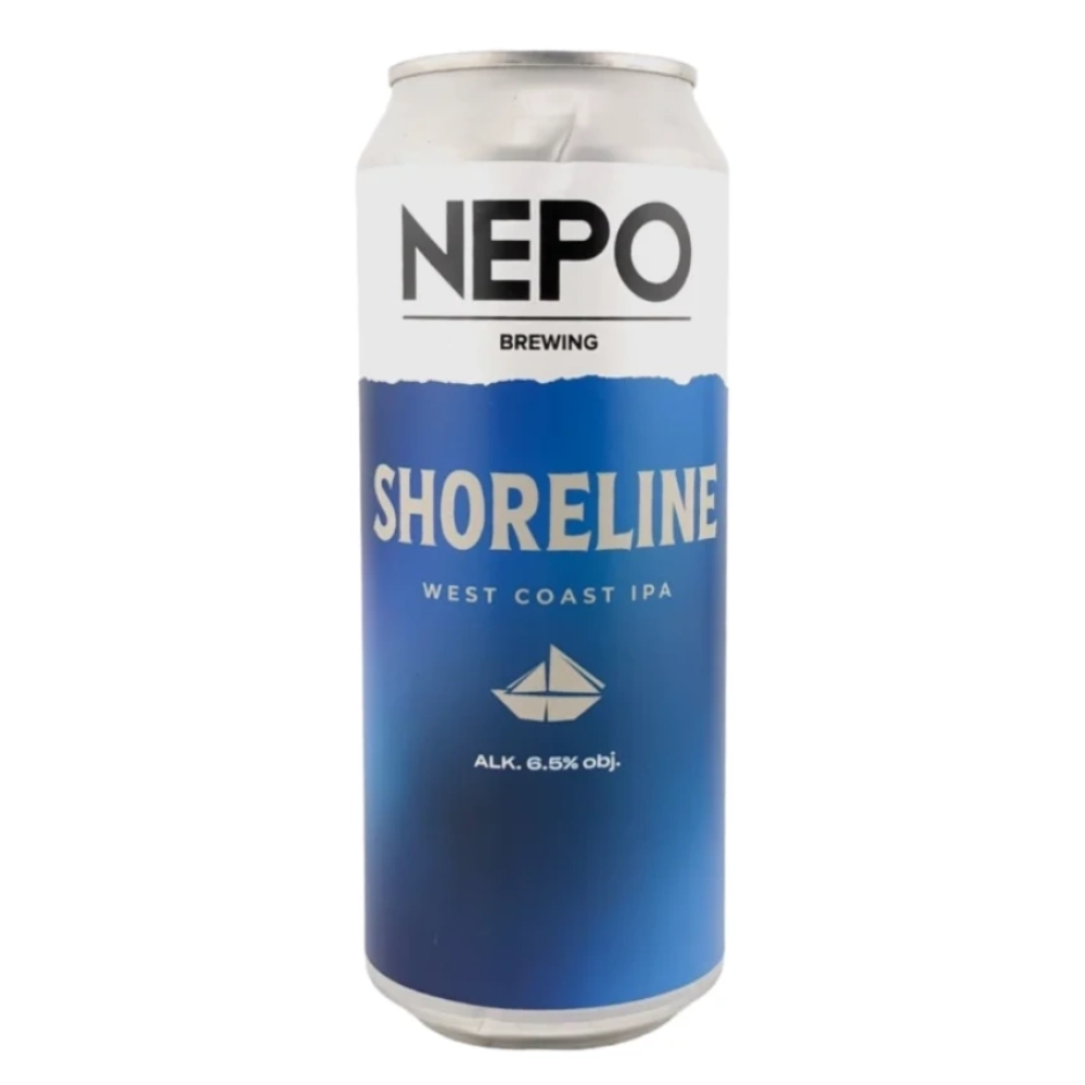 Piwo Nepomucen Shoreline - West Coast IPA 6,5% 500 ml Puszka