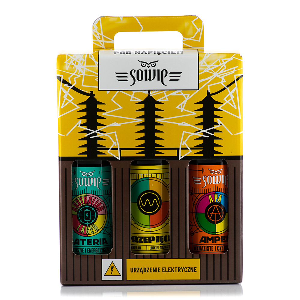Piwo Sowie Pod Napięciem 3x500 ml zestaw