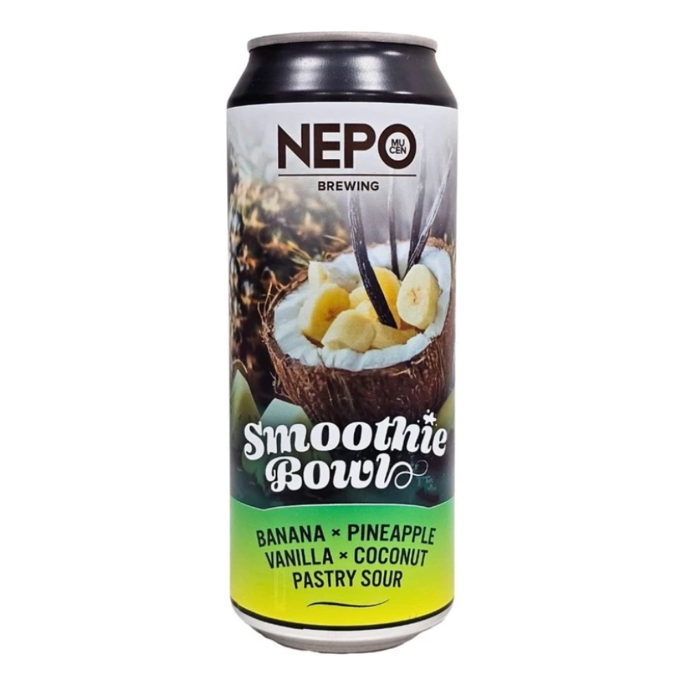 Piwo Nepomucen Smoothie Bowl Yellow Sunrise - Banana, Mango, Pineapple, Lemon Pastry Sour Ale 5% 500 ml puszka