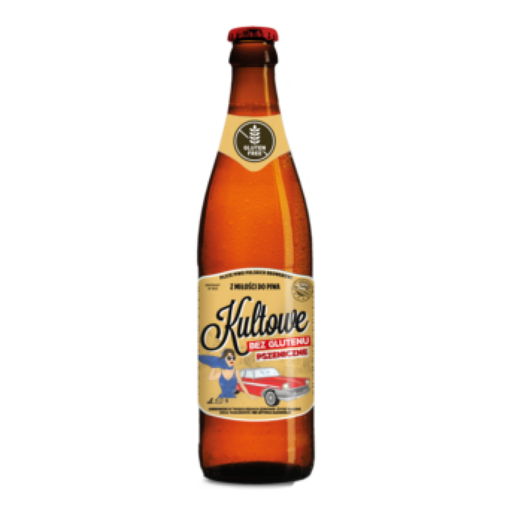 Piwo Staropolski Kultowe Pszeniczne 0% 500 ml