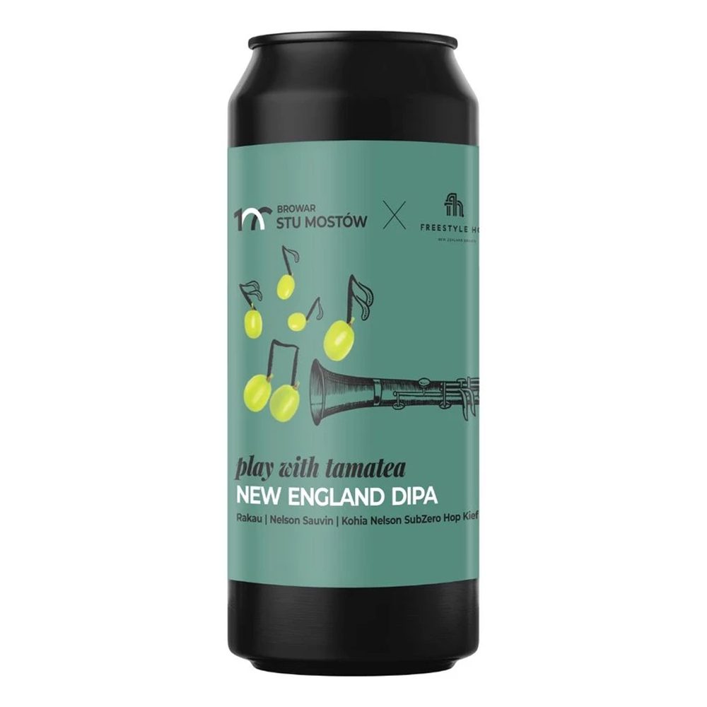 Piwo Stu Mostów Play with Tamatea New England DIPA 8% 440 ml puszka
