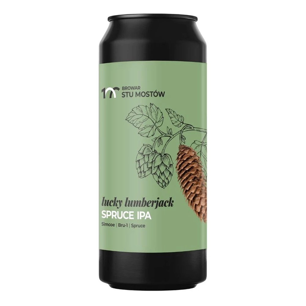 Piwo Stu Mostów Lucky Lumberjack Spruce IPA 6,3% 440 ml puszka